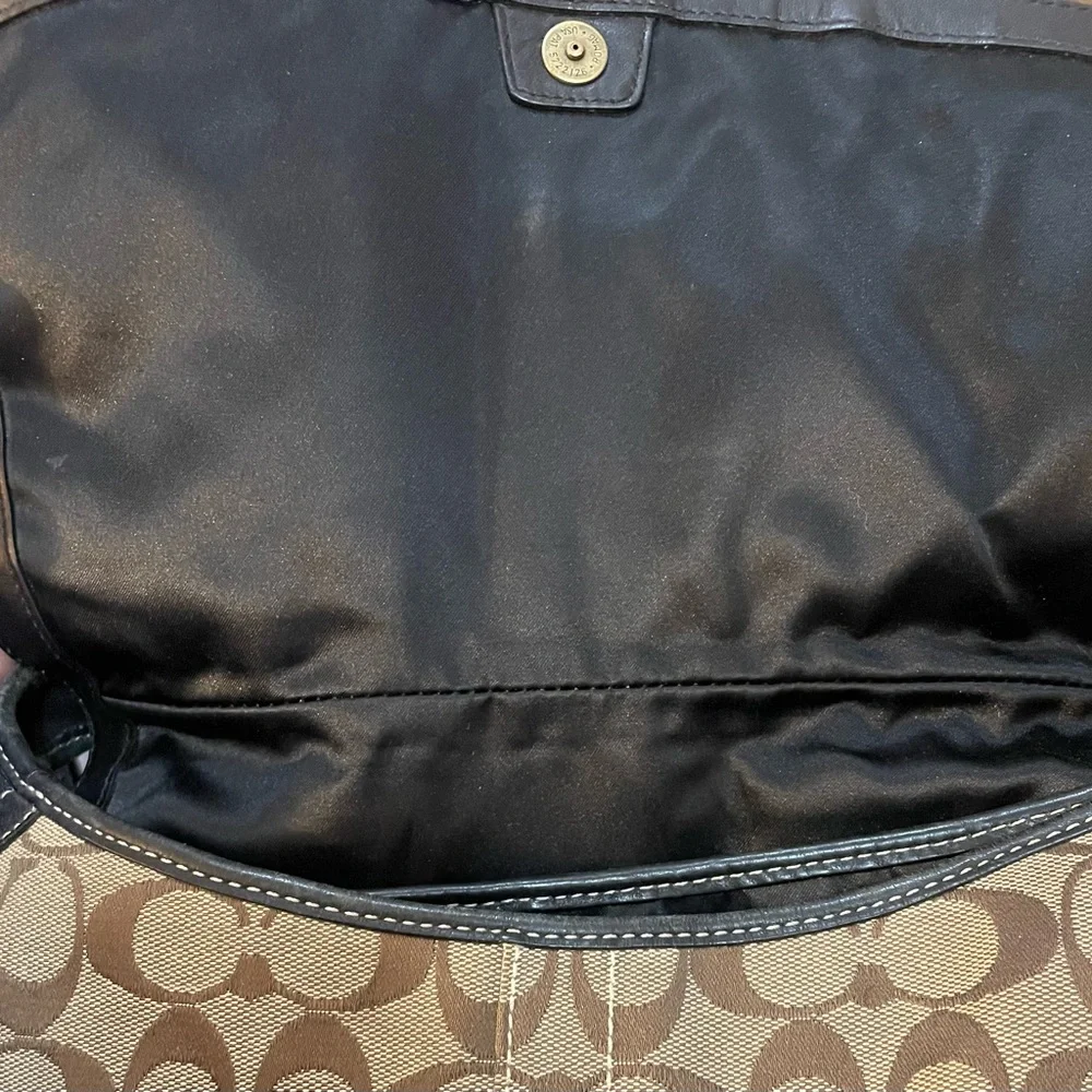 COACH Ergo Brown and Tan Designer Shoulder Bag - Picture 9 of 11